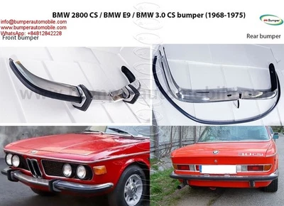 BMW 2800CS. 3.0CS. E9 bumpers full set new - Image 1 of 4