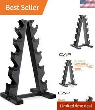 Neoprene Coated Dumbbell Set with Rack, Hand Weight Set for Home Gym Workout, An