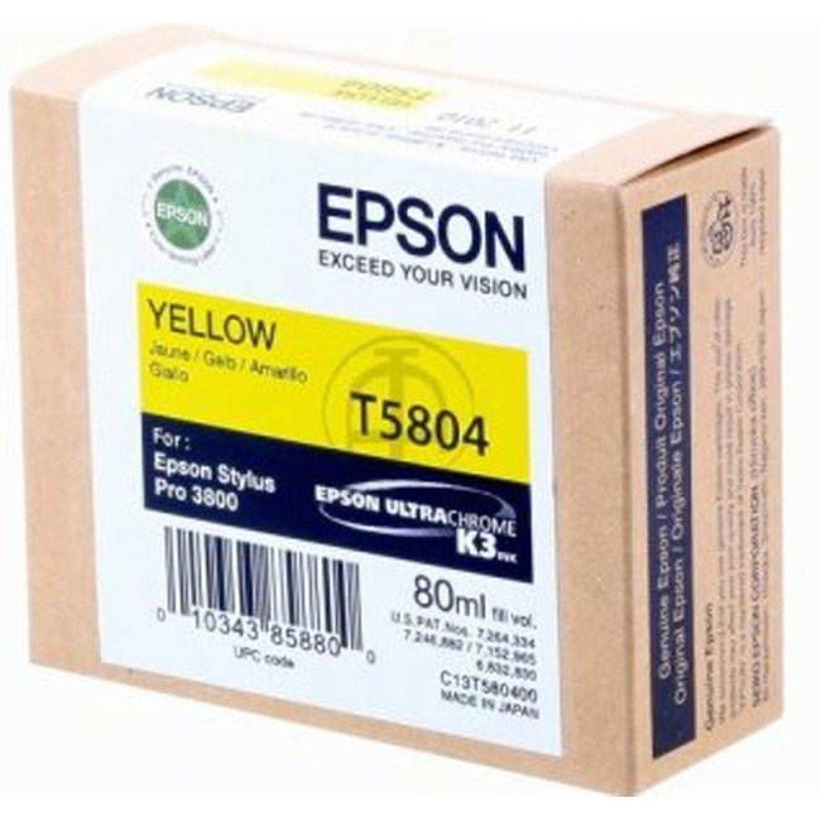 Epson Multicolor Stylus Pro 3880 Printer Ink Cartridges (9 Pack) -C13t580700 Multipack Original - Image 2