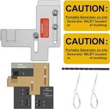 Generator Interlock Kit Suitable for Murray or Siemens 150 Amp or 200 Amp Panels