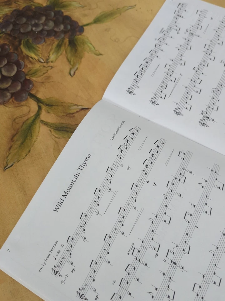 Scott Tenant Wild Mountain Thyme For Classical Guitar Rare Sheet Music - Image 2 of 2