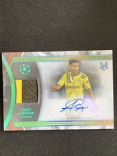 Karim Adeyemi 2021-22 Topps Museum UCC Autograph Relic /75 #MAR-KA