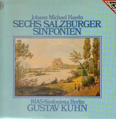 2xLP Michael Haydn Sechs Salzburger Sinfonien (Gustav Kuhn) NEAR MINT orbis