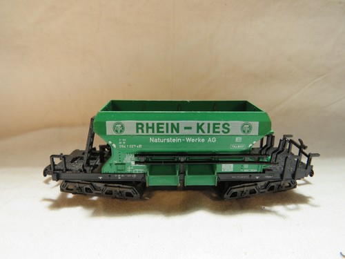 ESF-42941	Minitrix Spur N Schüttgutwagen DB 064 1 027-6 Rhein-Kies | Condition: Gebraucht