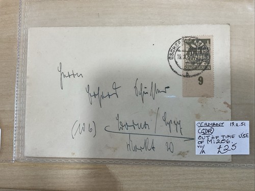 German Postal History Allied Occupation Zone, X5 Ex Dealer Price £195.00 G65 - Imagen 4 de 12