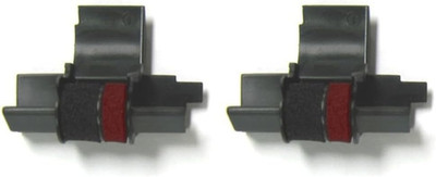 (2 Pack) Sharp EL-1750V EL-1801V Calculator Ink Roller Black and Red IR-40T