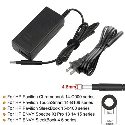65W AC Adapter Charger for HP Spectre Ultrabook Touchsmart Envy Xt 13/14/15 Pro