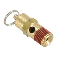 1/4" Male NPT Safety Valve, Air Release Valve, 165 PSI Set Pressure