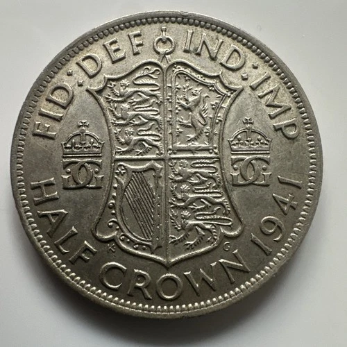 1941 George VI Half Crown — photo from the most recent tracked eBay sale