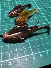 Megabass Dark Sleeper Swim Bait Set 3pcs Bottom Fishing Lure Black