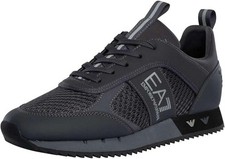 SCARPE SNEAKERS UOMO EA7 EMPORIO ARMANI X8X027 XK050 GRIGIO ORIGINALE PE 2025
