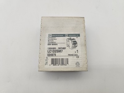 Telemecanique LC1D25M7 Kontaktor 034976 11KW 220V 50/60Hz
