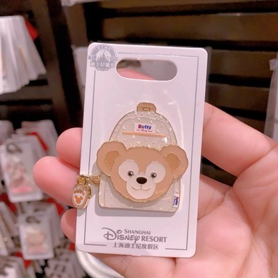 Shanghai Disney pin authentic Duffy bear backpack disneyland