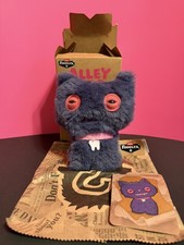 Fuggler Alley Cats Plush Bag Charm Blind Box CHEEZEE Tooth Necklace Card NEW