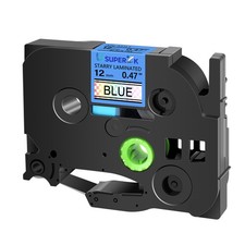 12mm Compatible for Brother P-Touch TZe TZ 531L1 Glitter Rainbow Blue Laser Tape