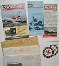 DGzRS Konvolut, Infoschriften, Aufkleber und div. Freistempel