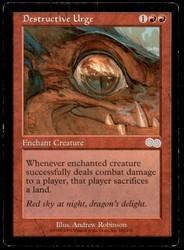 Destructive Urge #180/350 Urza's Saga MTG Uncommon