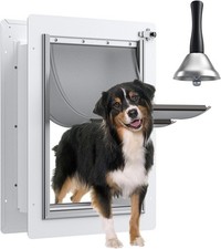 Dog Door for Wall Steel Frame, Telescoping Tunnel Double Food-Grade -medium