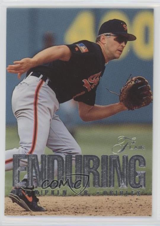 1995 Flair Cal Ripken Jr Enduring Cal Ripken Jr #10 HOF 0f7v