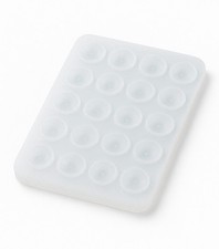 Octobuddy Silicone Suction Phone Case Adhesive Mount, Clear