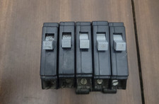 CUTLER HAMMER CIRCUIT BREAKER 20 AMP 1 POLE LOT OF 5 ECS