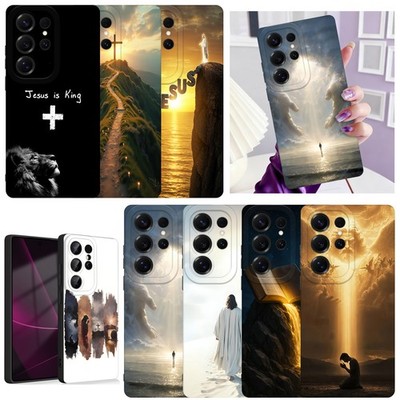 Case For Samsung Galaxy A36 A35 S25 S26 S24 Christian Faith Silicone Phone Cover