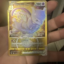 Pokémon Mewtwo VSTAR 086/078 Secret Rare Gold – Pokémon GO  NM+