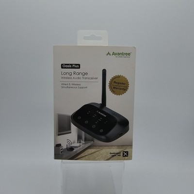 Avantree Oasis Plus Long Range aptX HD Wireless Audio Transceiver for TV NEW