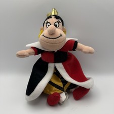 Disney Store Alice In Wonderland Queen of Hearts Mini Bean Plush VTG 8  