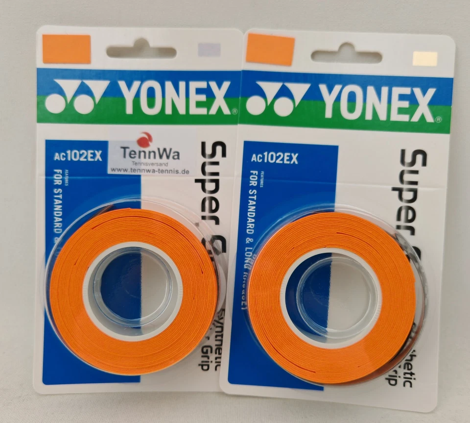 YONEX super GRAP 8 X 3er Pack orange