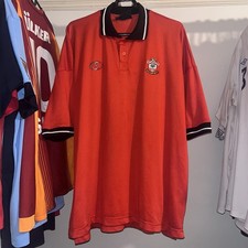 Southampton 1999/2000 Saints Sports Football Training Polo Shirt Red Mens XXL