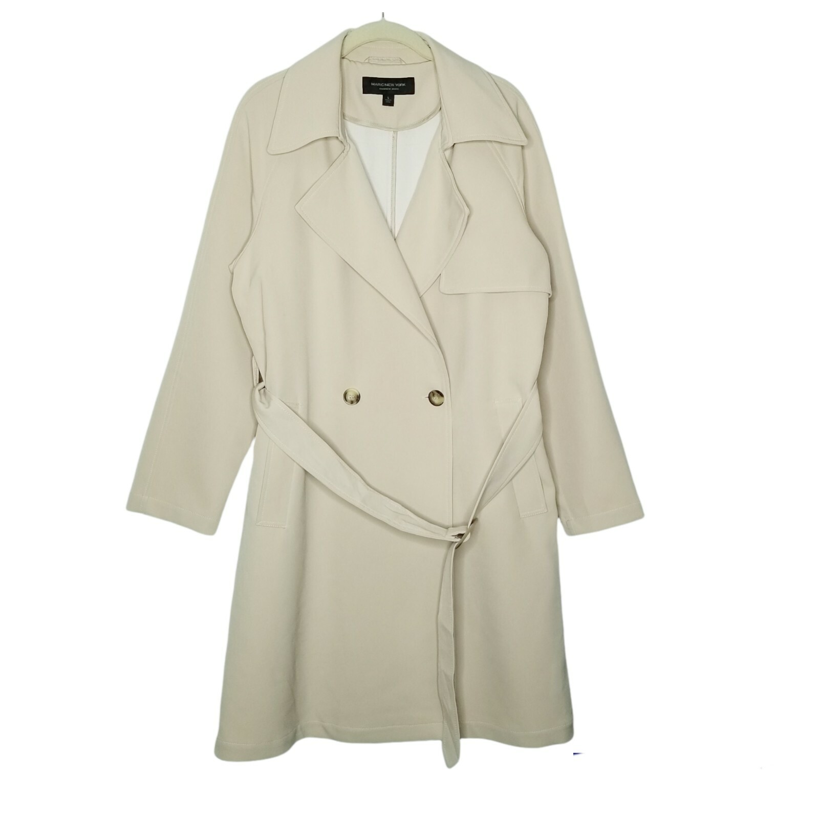Marc New York Trench Coat L Stone Beige 