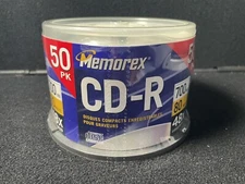 MEMOREX Music CD-R 50 PK Pack Spindle 48X 700MB 80min Blank CD New Sealed