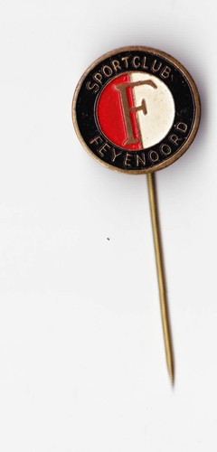 Vintage FEYENOORD ROTTERDAM Logo Pin Abzeichen 1960er Jahre Fußballverein - Bild 18 von 20