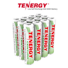 Tenergy 12PCS Centura AAA 800mAh Low Self Discharge NiMH Rechargeable Batteries