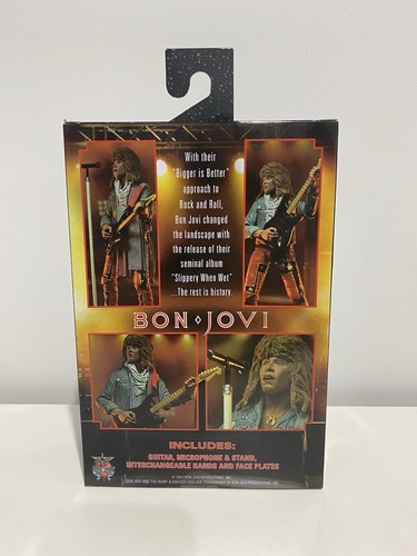 Bon Jovi Ultimate Slippery When Wet Tour 7” Scale Action Figure - NECA NEW - Picture 6 of 9