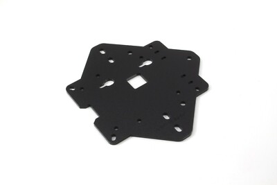Zebra VESA Mounting Plate for Raspberry Pi 4B, 3B+, 3, Pi 2, and Pi B+ ~ Black