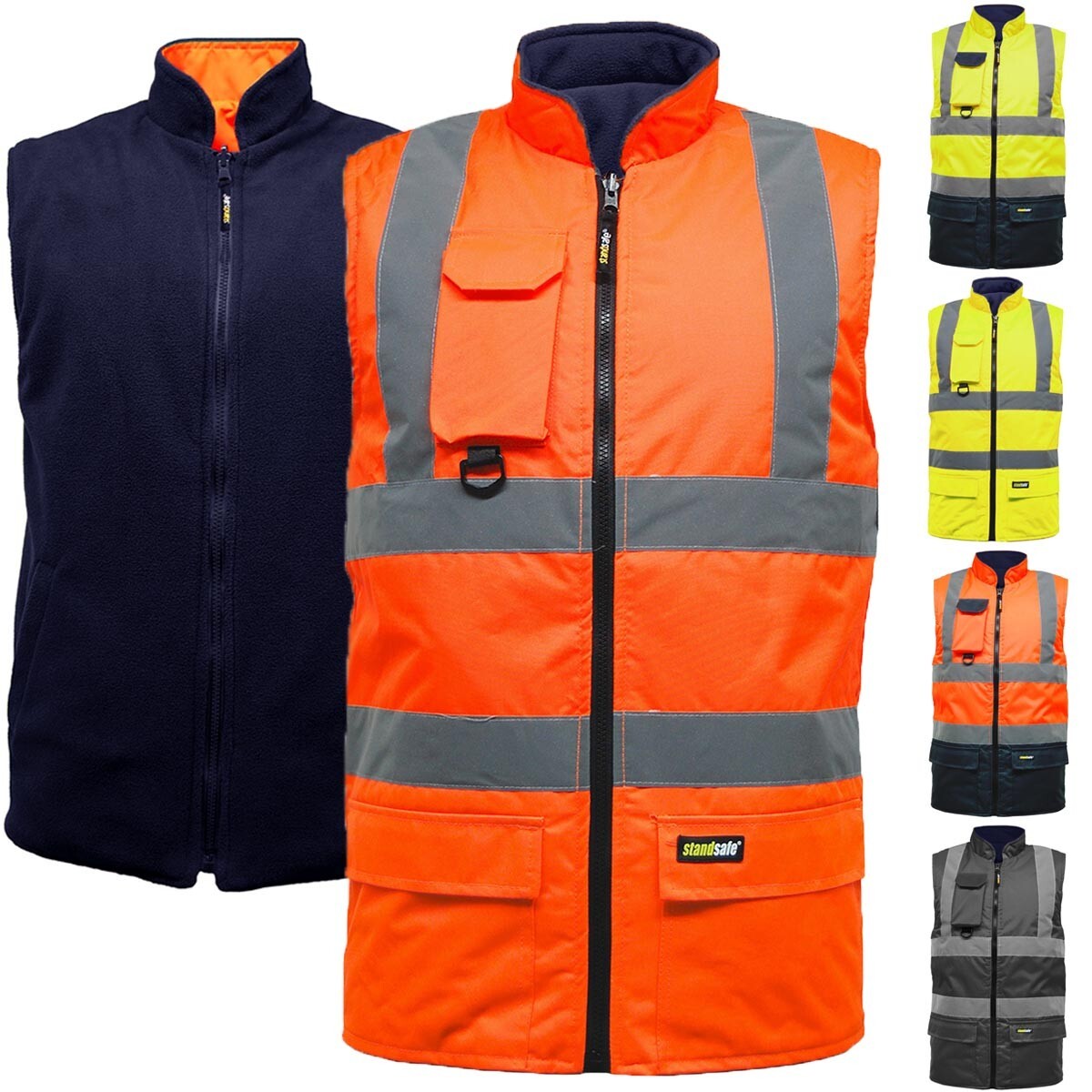 Urban Outfitters Hi Vis Padded Vest Iridescent Hi Vis Quilted Vest