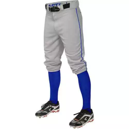 Easton Pro + Knicker Style Adult Men's Piped Braided Baseball Pants A167105 - Picture 11 of 15