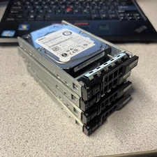 Lot of 4 Dell MBE2073RC 73GB 15K SAS 2.5 6G HDD with drive tray