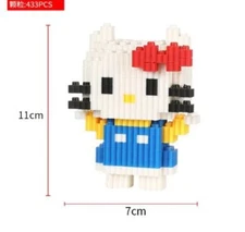 Magic Block Nano Micro Building Blocks 3D Cartoon Character KITTY 433pcs