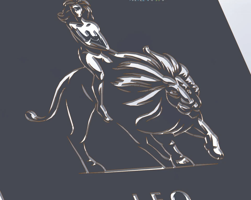 12 DXF File CNC g-code Industrial Laser Cut PANEL plasma ZODIAC 2 BEST NR.0031 - Image 2 of 4