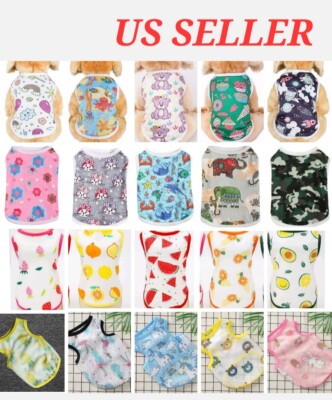 Dog Puppy Cat Pet Vest Clothes Apparel US SELLER