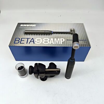 Shure BETA98AMP Cardioid Condenser Instrument Percussion Drum Microphone NEW