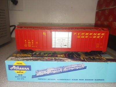 ATHEARN  HO SCALE TRAIN HYDROSHOCK  40 FT SD BOX CAR KIT VINTAGE
