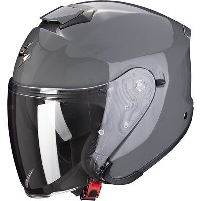 Scorpion Motorrad Helm Gr. XL EXO-S1 Solid Roller Jethelm zement grau