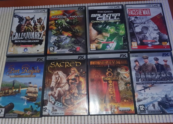 Juegos de PC - FarCry, Imperium, Sacred, Panzers
