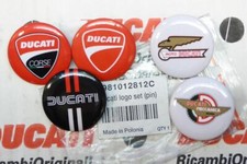 DUCATI set of 5 vintage metal lapel buttons 250 350 Desmo Corse 981012812C -G
