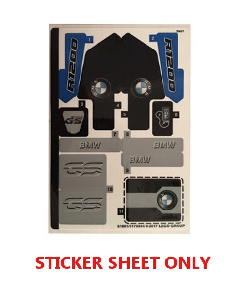 LEGO 42063 - Technic: Model - BMW R 1200 GS Adventure - STICKER