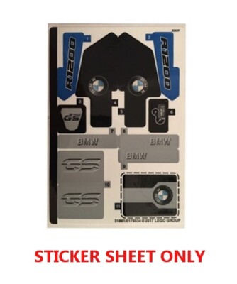 LEGO 42063 - Technic: Model - BMW R 1200 GS Adventure - STICKER